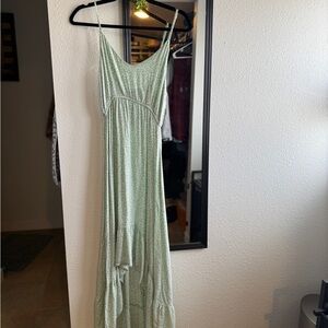 Elegant Green Maxi Dress